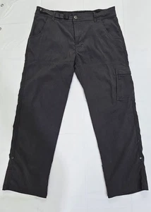 prAna Herren M 29" DK grau Stretch Zion Cargo Hose wasserabweisend Wandern Klettern - Bild 1 von 14