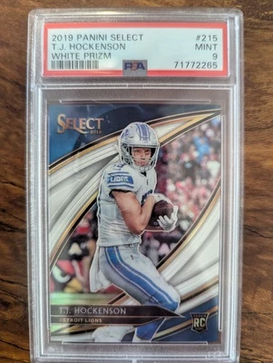 🔥🚨 TJ HOCKENSON 2019 SELECT FIELD LEVEL RC WHITE PRIZM (#/35) PSA 9🔥🚨 - Image 1 of 2