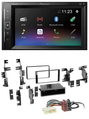 Pioneer DAB MP3 2DIN Bluetooth USB Autoradio für Nissan Cube ab 09 Frontier ab 1 - Bild 1 von 4