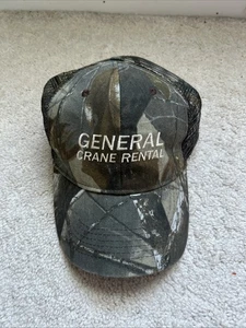 General Crane Rental Sports Hat Cap Camouflage Strapback - Picture 1 of 6