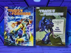 1985 Marvel Comics Transformers gesammelte Comics #1 & #2 Trade Paperbacks - Bild 1 von 9