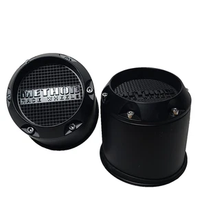 2 Method Race Wheels Black Center Cap CP-T078B140 T608B140 - Picture 1 of 6