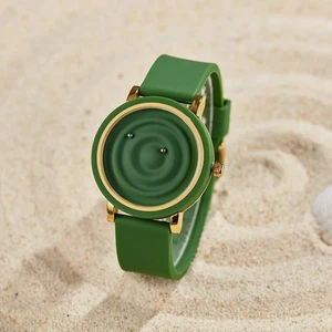 Quarzuhr Magnetisch Schwimmende Zeiger Wasserdicht Kreativ Unisex Student Uhr - Bild 1 von 3