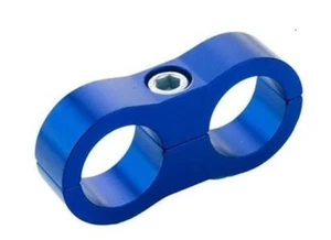 Separador de manguera de 11 mm - Abrazadera separadora de tubería trenzada doble aleación azul (AN-4 4AN) - Imagen 1 de 7