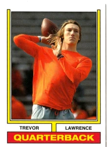 2021 Topps X Trevor Lawrence #15 (1974 Style) RC Rookie Jacksonville Jaguars - Picture 1 of 2