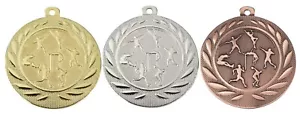 Relief-Medaillen Leichtathletik mit Band & Text (Staffelpreise 25-50-75-100) - Bild 1 von 6