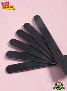 Reusable Double-Sided Nail File Set - 6pcs Emery Boards for Manicure & Pedicure - Picture 1 of 5