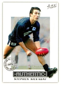 2001 CARLTON BLUES AFL Card STEPHEN SILVAGNI - Picture 1 of 2