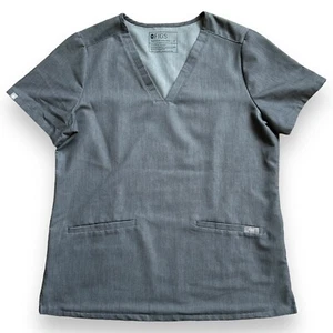 Blusa Médica FIGS Casma de Tres Bolsillos para Mujer Talla Mediana Gris Elastizada FW1100 - Imagen 1 de 7