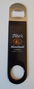 Tito's Vodka Texas Bottle Opener Bartender Bar Key Metal Vinyl Coated 7" - Picture 1 of 2