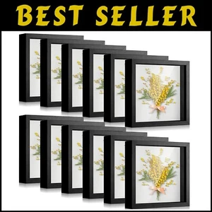 Elegant Wall Mount 12 Pcs Shadow Box Frames for Weddings & Special Events - Picture 1 of 9