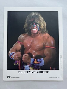 WWE THE ULTIMATE WARRIOR OFFICIAL LICENSED 8” X 10” P-69 PROMO PRINT SUPER RARE - Picture 1 of 8