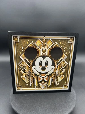 Imagen impresa en 3D Art Deco de Mickey Mouse de Disney Foto 1 de 2
