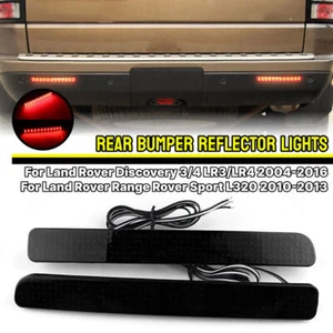 Smoke Rear Bumper Reflector Brake Light For Land Rover Range Rover Sport 2010-13 - Picture 1 of 5