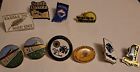 Collection Of State Pins Some Enamel Gold Toned Some Plastic All Pins Vintage