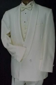 RAFFINATI IVORY 4pc MENS TUXEDO PROM WEDDING MANY SIZES AVAILABLE SIZE 42XL-58R - Picture 1 of 1
