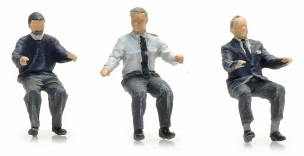 HO Artitec 3 Railway Bus Drivers #895.5870001 Hand Painted - Image 1 of 1