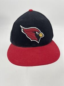 Arizona Cardinals Mitchell & Ness Fitted Hat Size 7 3/4 Excellent Condition