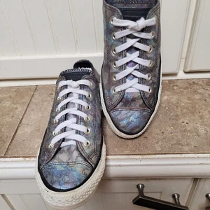 Converse Damen-Sneaker Größe 8 All Star Rainbow Metallic Oil Slick 551590C - Bild 1 von 7