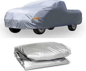 KLEINE PICKUP TRUCK CADDY ABDECKUNG ALLWETTERSCHUTZ PASST BIS 210 ZOLL LANG - Bild 1 von 12
