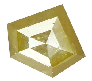 Natural Loose Diamond Shield Yellow Color I3 Clarity 6.00 MM 0.85 Ct L6131 - Picture 1 of 4