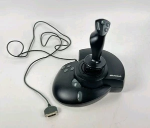 Vintage Microsoft Side Winder Force Feedback Pro Joystick Controller - Picture 1 of 8