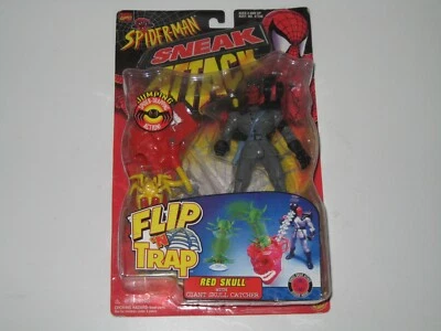 1998 TOY BIZ / MARVEL SPIDER-MAN SNEAK ATTACK: FIGURA DE AÇÃO RED SKULL - Imagem 1 de 2