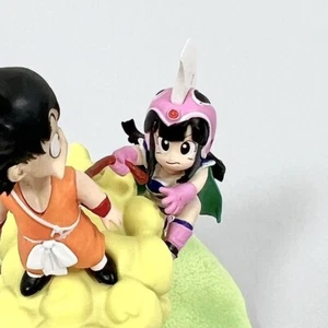 Anime Dragon Ball Z Niño Son Goku y Chichi Tirando Cola Figura Estatua con Caja - Imagen 1 de 12