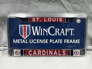 St. Louis Cardinals MLB Throwback Red Laser Cut License Plate Frame Wincraft - Picture 1 of 1