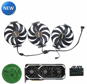 3Pcs/Set Graphics card fan For ASUS RTX 3060ti RTX 3070 MEGALODON Video Graphics - Picture 1 of 2