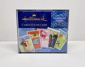 Hallmark Card Studio 2008 CD for PC Windows with Clipart & Projects-Used - Picture 1 of 6