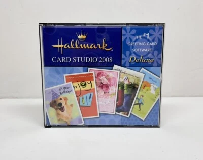 Hallmark Card Studio 2008 CD for PC Windows with Clipart & Projects-Used - Image 1 of 4