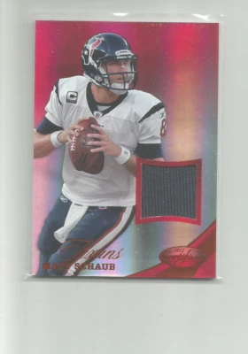 2012 CERTIFIED MIRROR RED MATERIALS #36 MATT SCHAUB  22/80 - Image 1 of 2