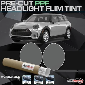 Kit de tinte de faros precortados para película PPF ahumada Mini Clubman F54 autocurativa - Imagen 1 de 4