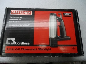 Craftsman C3 19.2-Volt 19.2V Cordless Fluorescent Worklight - Part # 11407 - Picture 1 of 4