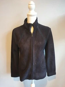Black Fleece Jacket Size 12 George Womens - Picture 1 of 6