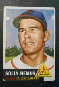 1953 Topps #231 SOLLY HEMUS St. Louis Cardinals BUONO - Foto 1 di 2