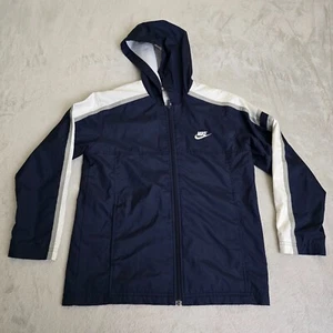 Nike Jacket Youth Medium (10-12) Blue Long Sleeve Full Zip Lightweight RN#56323 - Picture 1 of 9