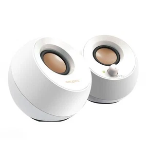 CREATIVE Pebble 2.0 USB Lautsprecher Sound Speaker Boxen Front-Control weiß - Bild 1 von 2