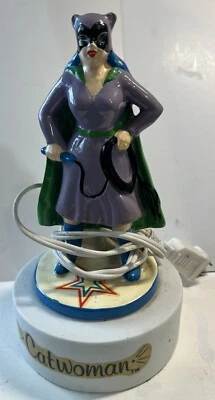 Винтажная фигурка Batman 1978 Catwoman Ceramic 7,5 дюйма Electric Light Japan DC Comics - Изображение 1 из 4