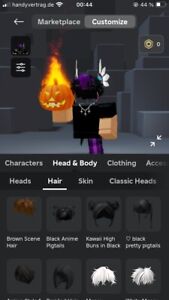 roblox acc with headless, korblox, violet valkyrie and more