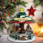 Musical Box Christmas with LED Lights for Anniversary Children Gift Holidays