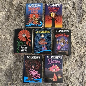 Vintage VC ANDREWS Hardback Lot (x7) Books Petals On The Wind Gothic Horror - Picture 1 of 6