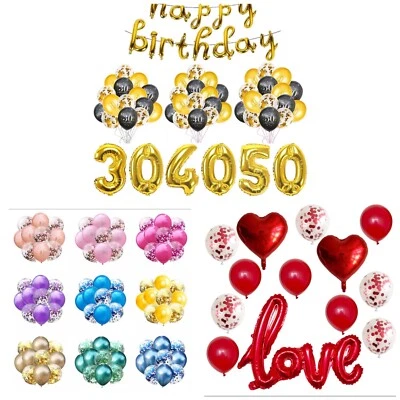 PALLONCINI Per Compleanno Matrimonio Festa ANNIVERSARIO NATALE - Immagine 1 di 4