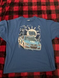 Nascar Men's Dale Earnhardt Jr. Blue Graphic T-Shirt Size Large