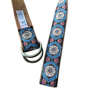 Douglas Paquette Damen Bohemian Design Preppy D Ring Band Gürtel Größe M - Bild 1 von 8
