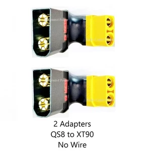 Adaptadores RCP-QS8 a XT90 sin cable (2) 8 AWG equivalentes - Imagen 1 de 19