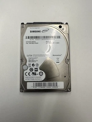 Seagate Samsung Spinpoint Momentus 2TB 2.5" SATA SSD with Free Exclosure - Image 1 of 4