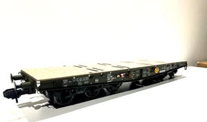 BMB Spur 1 Flachwagen Schwerlastwagen SSym Bundeswehr MFOR für Märklin KM1 Kiss - Bild 1 von 6