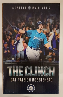 Seattle Mariners Cal Raleigh The Clinch Bobblehead 04/14/2023 SGA Brand New - Image 1 of 4